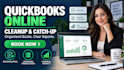 clean up and catch up your quickbooks online bookkeeping