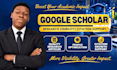 increase backdate google scholar citations, write and publish research articles