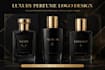 design luxury perfume logo and packaging