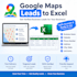 find google maps leads and deliver them in excel