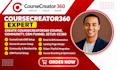 create coursecreator360 course, community,CRM funnel setup,cc360