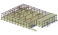 design and model steel structures, steel buildings and structural drawings