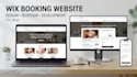 design wix booking website, redesign wix website and develop wix website