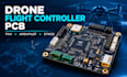design drone flight controller pcb with px4 ardupilot stm32 uav