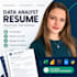 create an ats optimized data analyst resume tailored to your target role