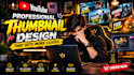 design high CTR youtube thumbnails