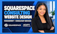design squarespace consulting website management consultant services website