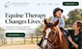 build squarespace equine therapy website hippotherapy website therapeutic riding