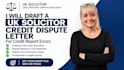 draft a UK solicitor letter for credit disputes, defaults or ccjs