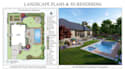 design and render master plan, site plan, landscape plans and 3d rendering