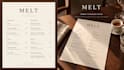 design an elegant restaurant menu or cafe menu