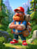 draw 2d game character illustration