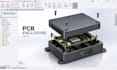 design custom pcb enclosure, hardware electronics solidworks cad for iot devices