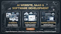 build ai web app, saas application and software