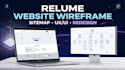 create relume website sitemap and wireframe for your business