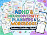 create custom adhd friendly life planner printable and digital for goodnotes