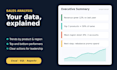 analyze your sales data and build an executive report