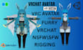 create custom vrchat avatar nsfw furry vrchat 3d model furry avatar vrc model