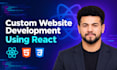 do website development as your front end developer using react