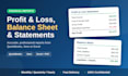 make profit and loss, balance sheeet, and financial statement