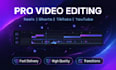 edit aesthetic tiktok videos reels with captions