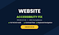 audit your website for accessibility and fix wcag issues