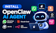 install openclaw ai agent whatsapp chatbot claude code jarvis n8n automation