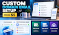 setup a forever free professional custom domain email