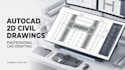 create professional autocad 2d civil engineering drawings