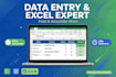 do data entry and excel work