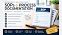 write professional sops, standard operating procedures and process docs