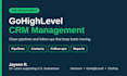 manage your gohighlevel CRM and pipelines