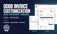 customize odoo invoices PDF reports and qweb templates