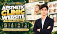 build an aesthetic clinic website with appointment booking