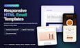 design responsive HTML email templates and newsletters