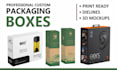 design custom packaging box with print ready dieline