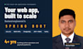 develop a full stack web application with java spring boot backend