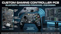 design custom gaming controller pcb, bluetooth and embedded firmware