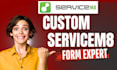 design custom servicem8 forms templates and job workflow