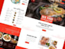design a food website