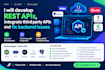 develop rest apis, integrate third party apis and fix backend issues