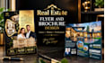 design real estate flyer, brochure and property listing flyer