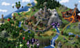 create a custom minecraft fantasy map, adventure world and medieval kingdom