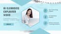create an ai elearning course and explainer video