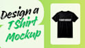 create an amazing t shirt mockup design
