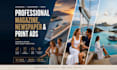 design professional print and magazine ads