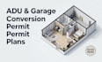 draw adu and garage conversion plans for permit