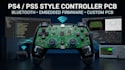 design ps4 ps5 style controller pcb with bluetooth and embedded firmware