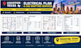 houston texas electrical plan, panel schedule, circuit layout, load calculation