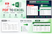 convert pdf to excel with accurate data entry